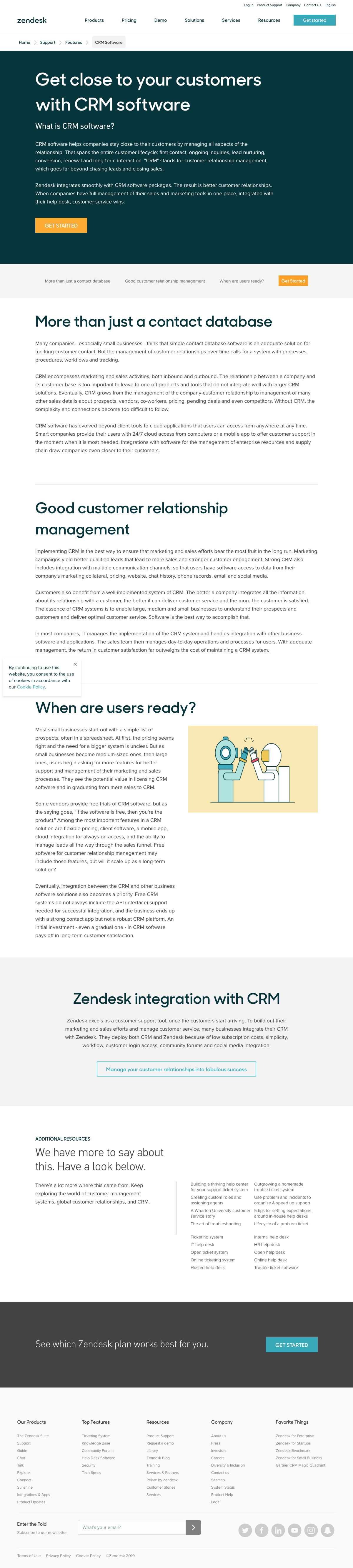 Zendesk Landing page Find SaaS sites inspiration