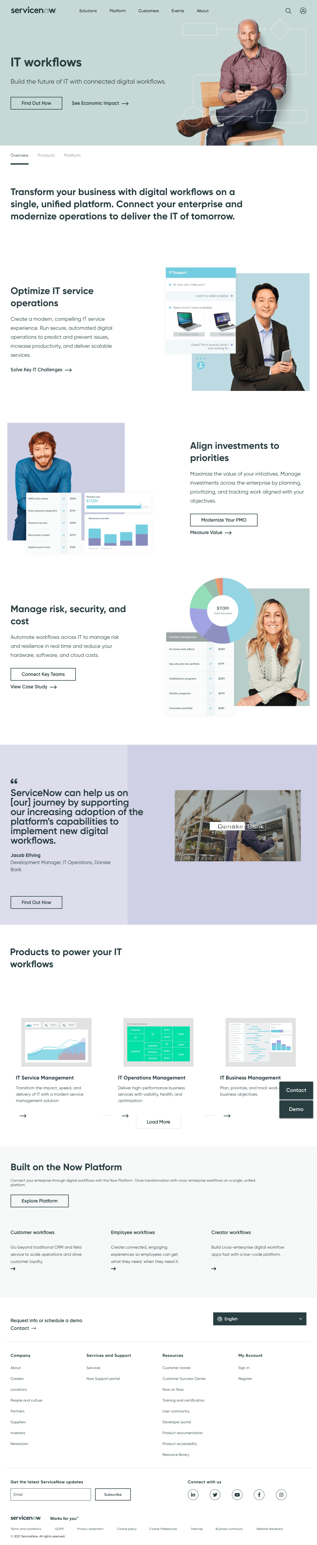 servicenow-features-page-1-find-saas-websites-inspiration